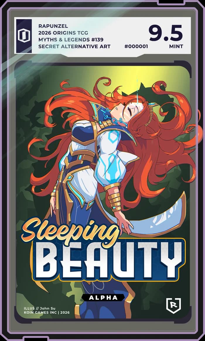 Sleeping Beauty — Origins graded 9.5